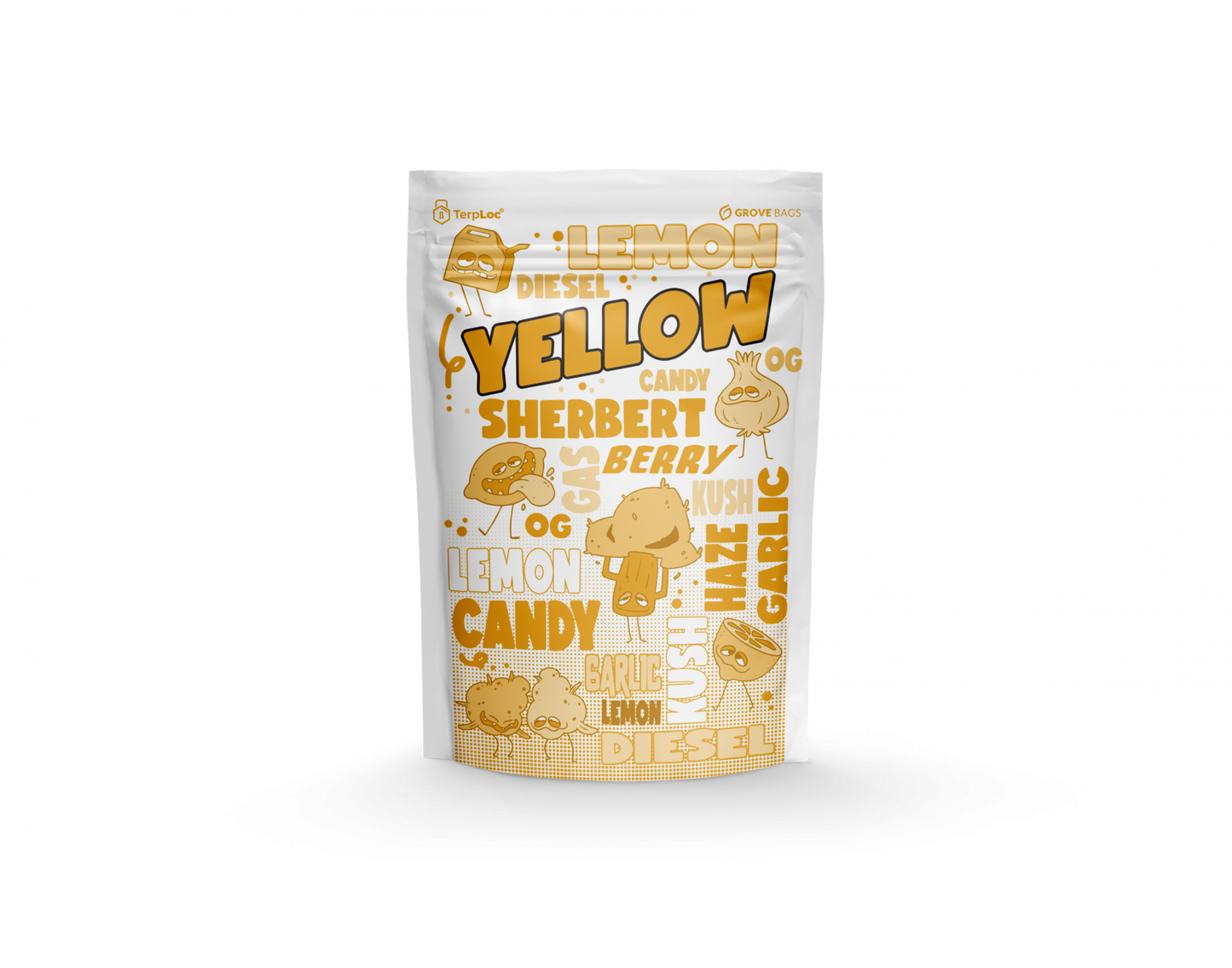 TerpLoc 1 Ounce Signature Strain Series - Child Resistant Pouch - Single