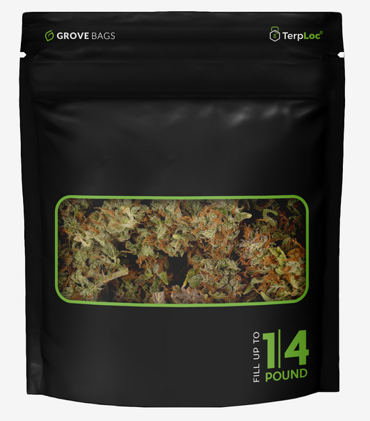 TerpLoc 1/4 Pound Velvet Soft Touch - Child Resistant Pouch - Single