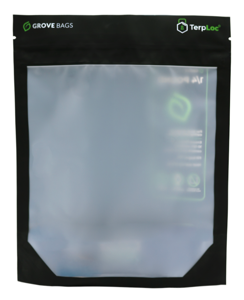 TerpLoc 1/4 Pound Window Pouch - Velvet Soft Touch - Child Resistant - Single