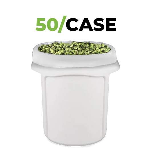 Terploc 20 Gallon White Bin Liner - Case