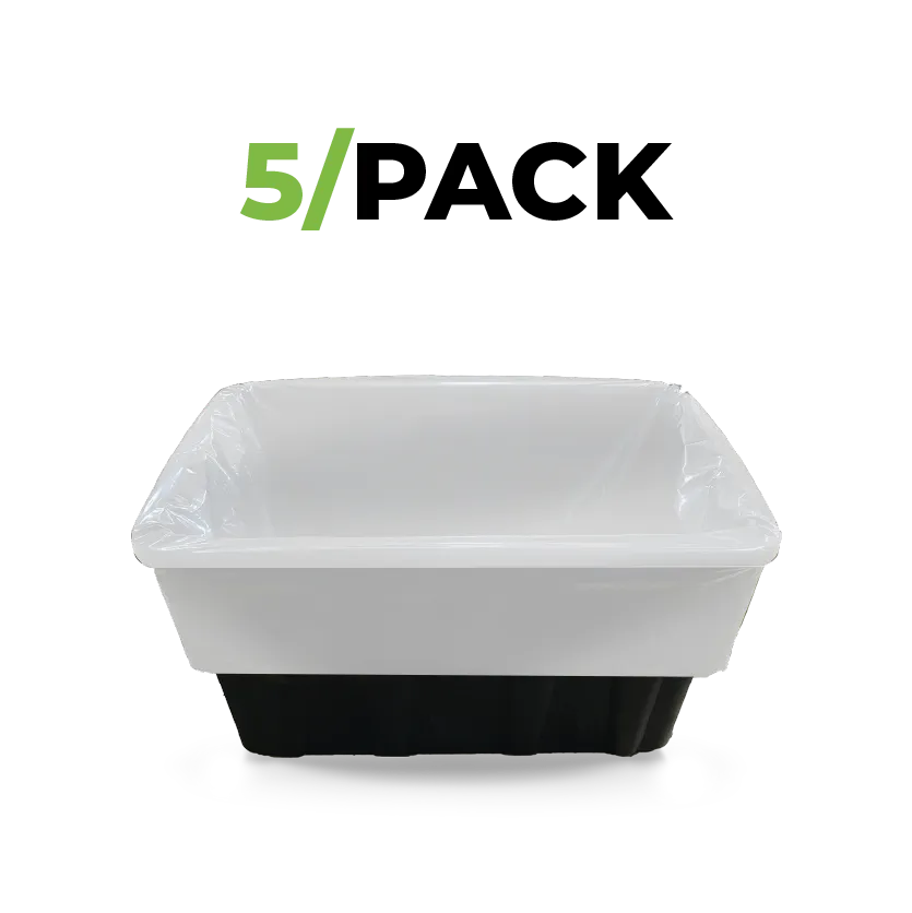TerpLoc 27 Gallon White Tote Liner - Single