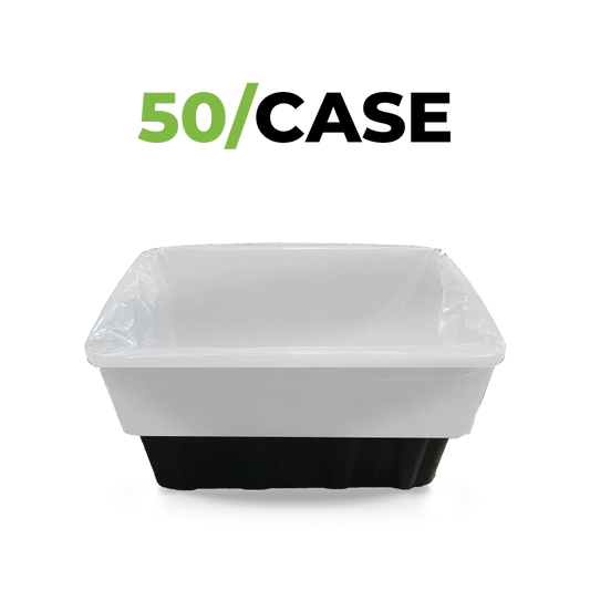 TerpLoc 27 Gallon White Tote Liner - Case