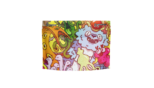 Terploc 1/4 Ounce Pouch Velvet Soft Touch - Child Resistant - MultiColor - Single