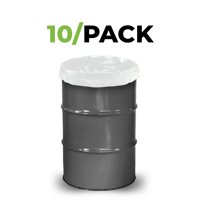 TerpLoc 55 Gallon White Drum Liner - Single