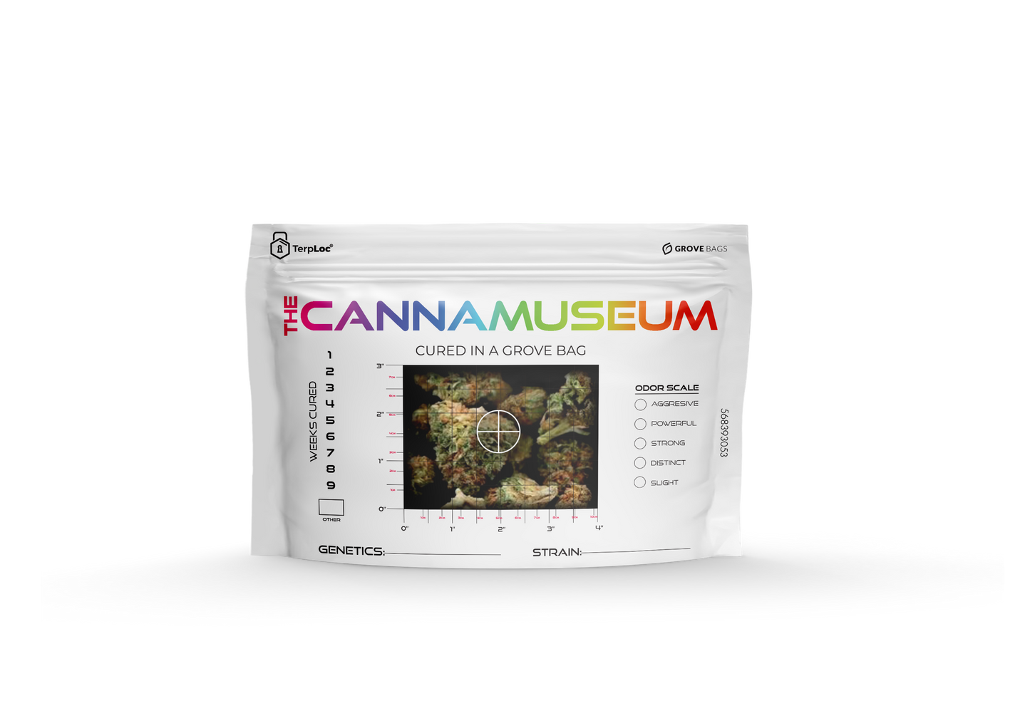 TerpLoc 1 Ounce Cannamuseum - Child Resistant Pouch - Single