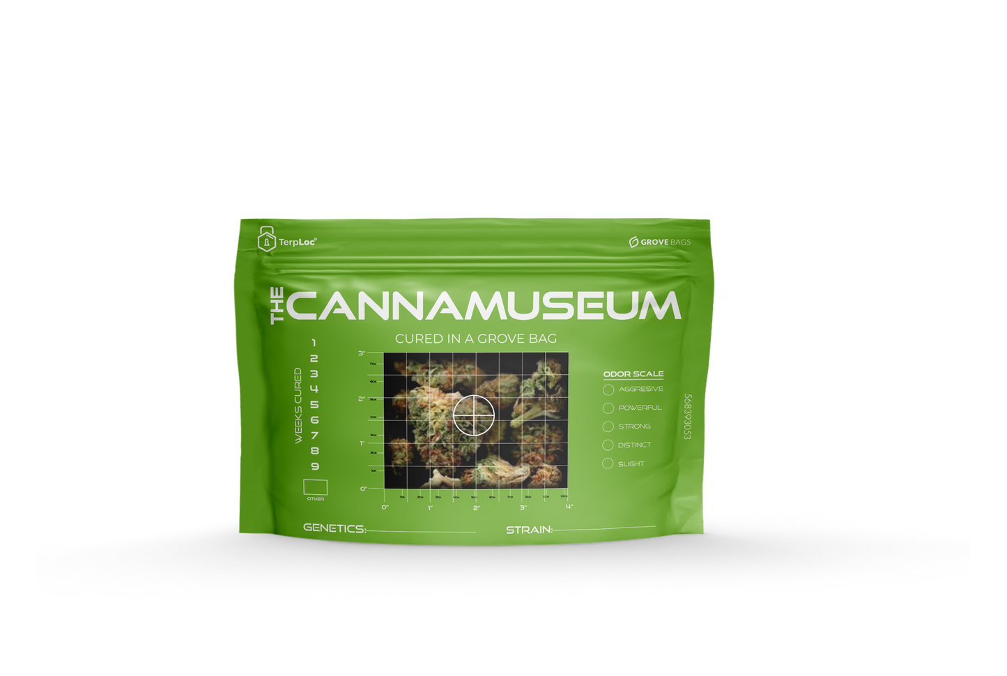 TerpLoc 1 Ounce Cannamuseum - Child Resistant Pouch - Single