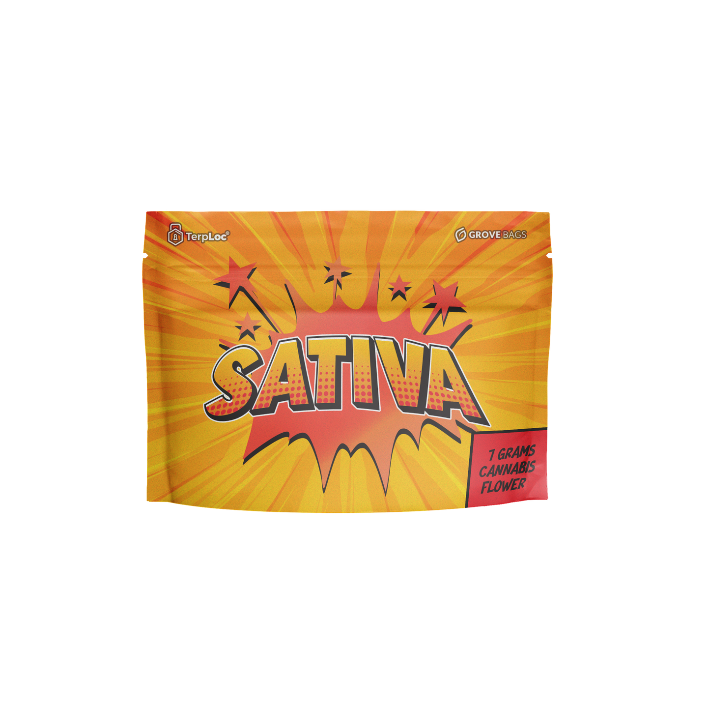 Terploc 1/4 Ounce Pouch Velvet Soft Touch - Child Resistant - Single