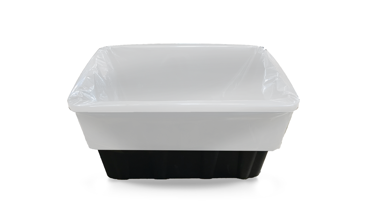 TerpLoc 27 Gallon White Tote Liner - Case
