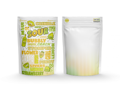 TerpLoc 1 Ounce Signature Strain Series - Child Resistant Pouch - Single