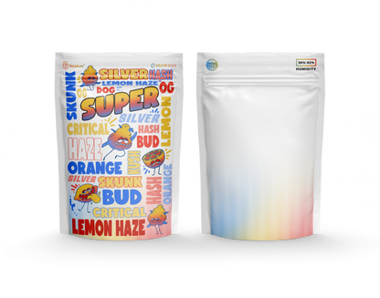 TerpLoc 1 Ounce Signature Strain Series - Child Resistant Pouch - Single