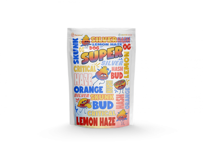 TerpLoc 1 Ounce Signature Strain Series - Child Resistant Pouch - Single