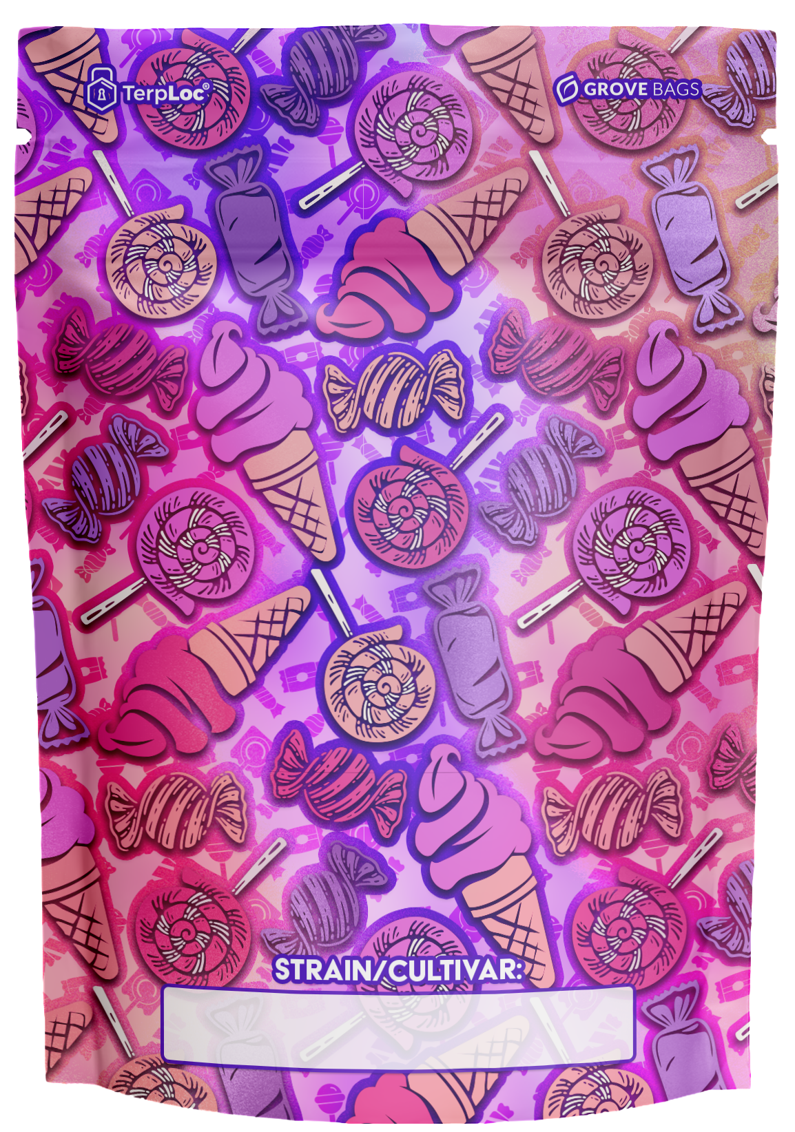 Terploc® 1 Ounce Strain Profile - Child Resistant Pouch - Single