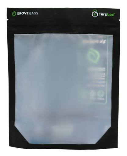 TerpLoc 1/4 Pound Window Pouch - Velvet Soft Touch - Child Resistant - Single