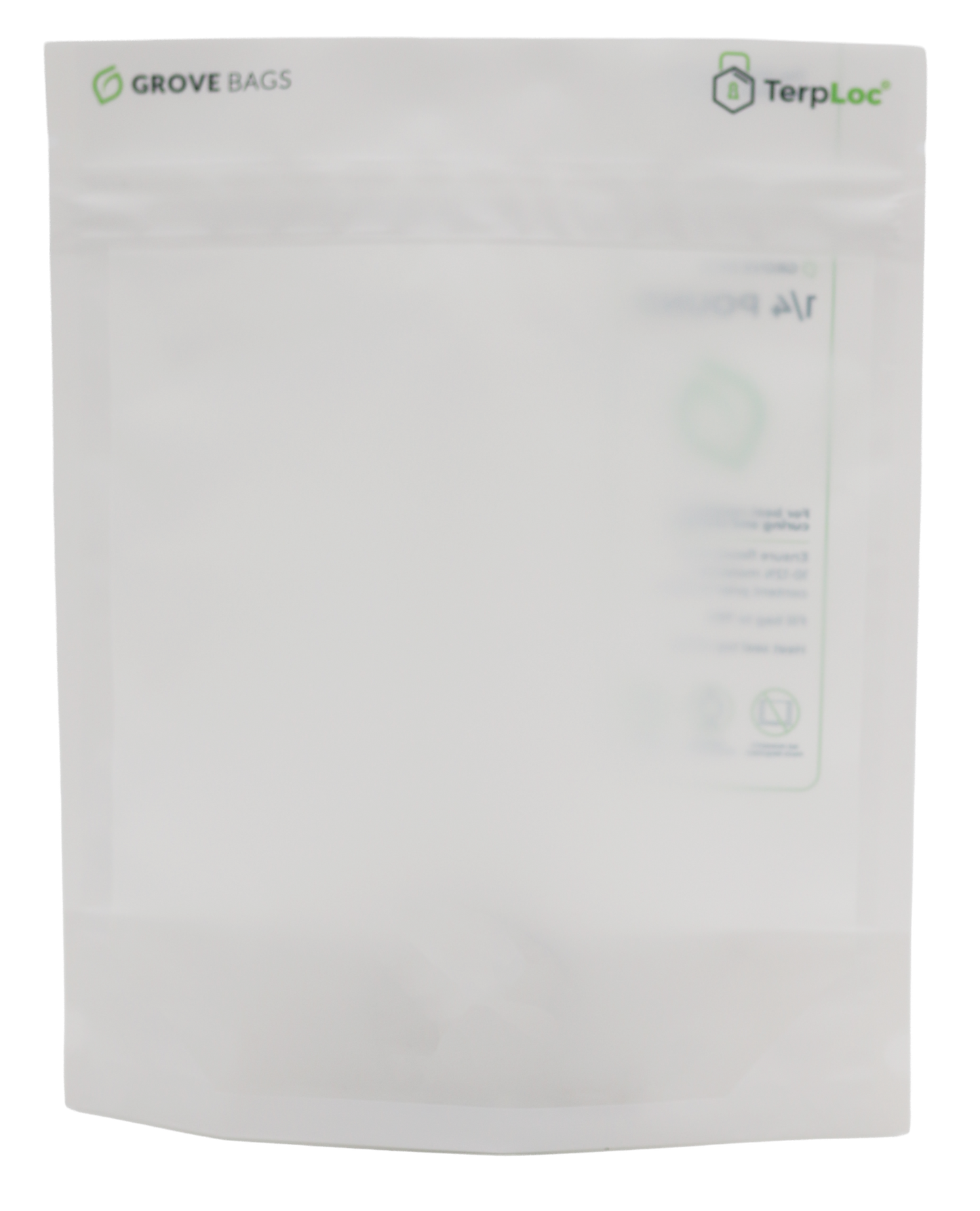 TerpLoc 1/4 Pound Window Pouch - Velvet Soft Touch - Child Resistant - Single