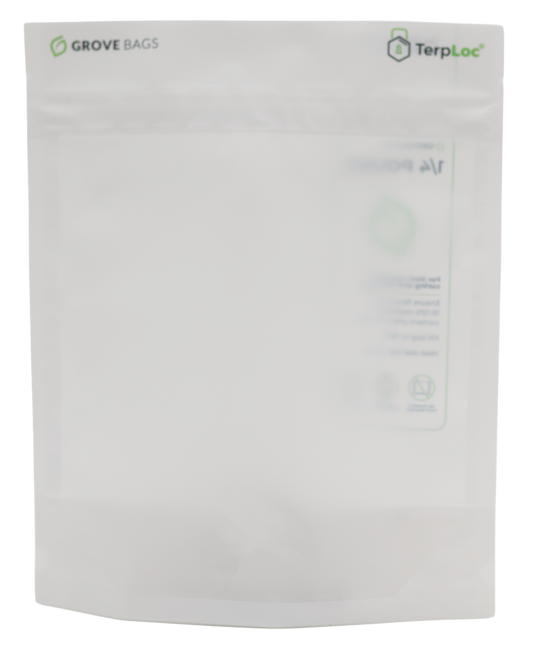 TerpLoc 1/4 Pound Window Pouch - Velvet Soft Touch - Child Resistant - Single
