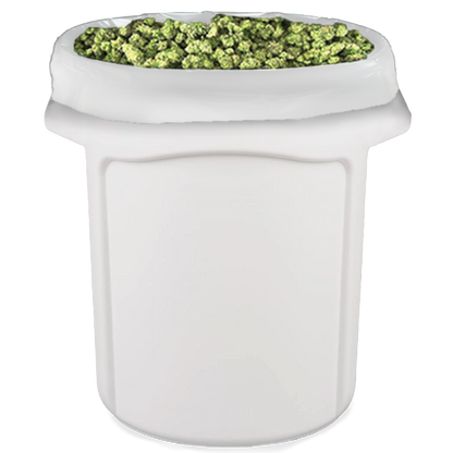 Terploc 20 Gallon White Bin Liner - Case