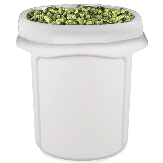 Terploc 20 Gallon White Bin Liner - Case