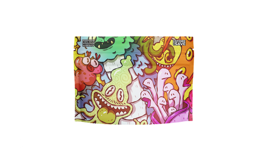 Terploc 1/4 Ounce Pouch Velvet Soft Touch - Child Resistant - MultiColor - Single